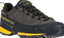 La Sportiva Hiking Shoes & Boots|Approach Shoes-Mens TX5 Low GTX Shoes - Carbon-Yellow