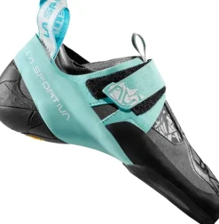 La Sportiva Climbing Shoes|All Round Shoes-Womens Skwama Vegan Climbing Shoe - Carbon-Turquoise