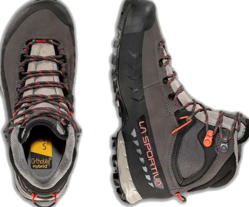 La Sportiva Hiking Shoes & Boots|Mid Height Boots-Womens TX5 GTX Boots - Carbon-Paprika