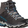 La Sportiva Mid Height Boots|Hiking Boots-Womens Ultra Raptor II Mid Leather GTX Boots - Carbon-Atlantic