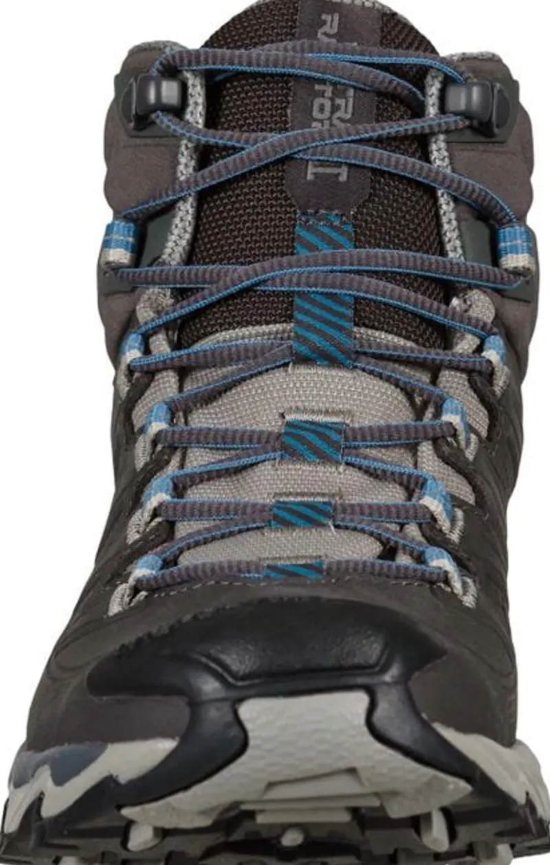La Sportiva Mid Height Boots|Hiking Boots-Womens Ultra Raptor II Mid Leather GTX Boots - Carbon-Atlantic
