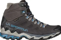 La Sportiva Mid Height Boots|Hiking Boots-Womens Ultra Raptor II Mid Leather GTX Boots - Carbon-Atlantic