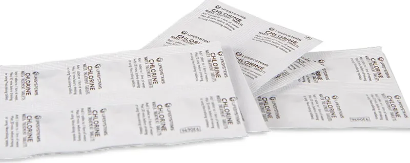 Lifesystems Water Purification-Chlorine Water Purification Tablets