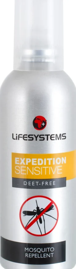 Lifesystems Mosquito Nets & Insect Repellents-Expedition Sensitive DEET Free Insect Repellent Spray - 100ml