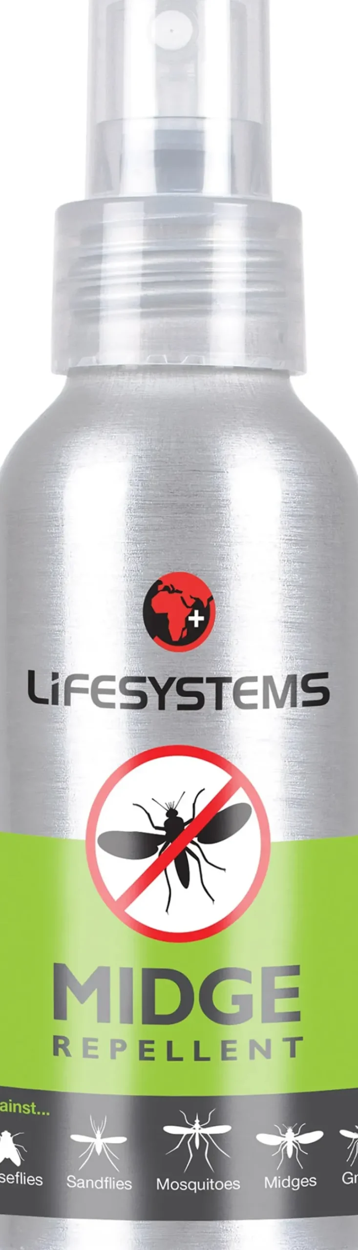 Lifesystems Mosquito Nets & Insect Repellents-Midge DEET Free Repellent Spray - 100ml