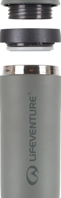 Lifeventure Coffee Mugs & Flasks-Thermal Mug - Matt Grey