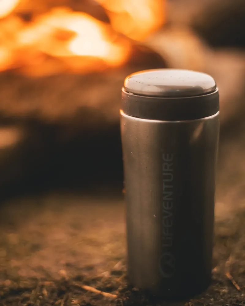 Lifeventure Coffee Mugs & Flasks-Thermal Mug - Tungsten