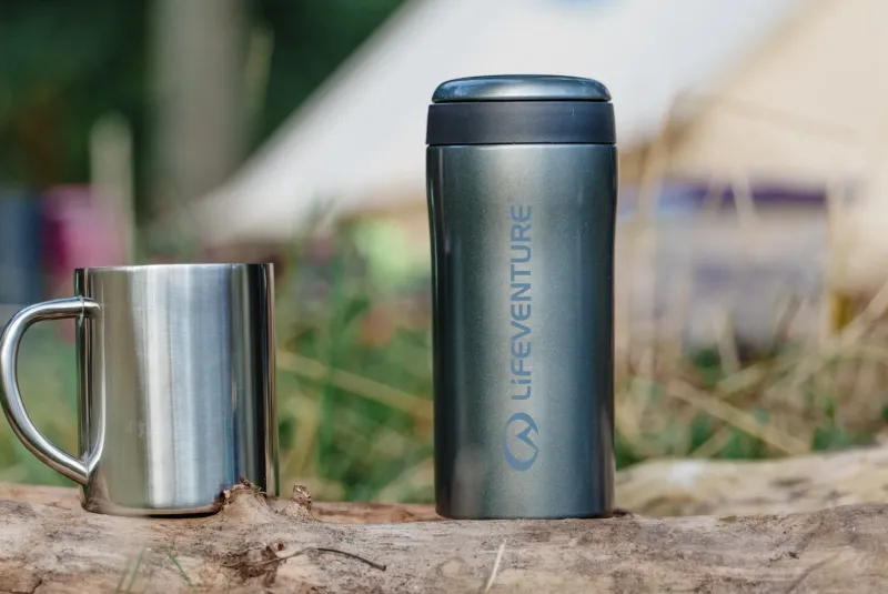 Lifeventure Coffee Mugs & Flasks-Thermal Mug - Tungsten