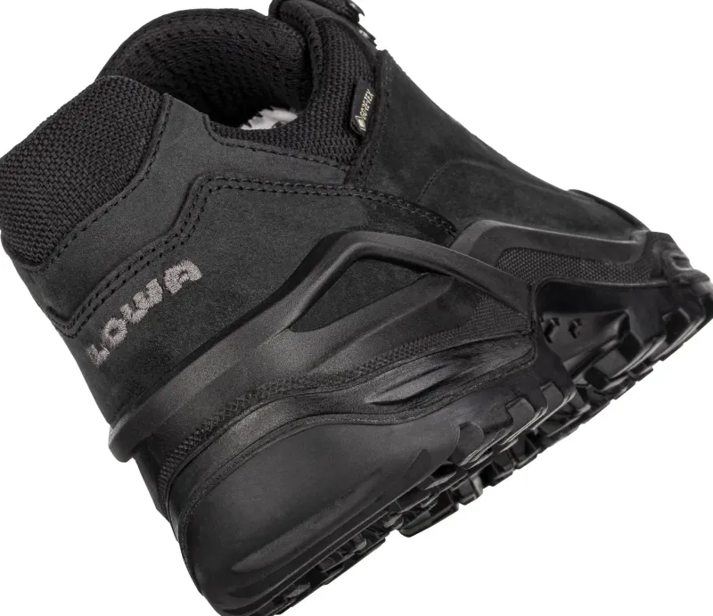 Lowa Walking Shoes-Mens Renegade GTX Lo Shoes - Black-Black