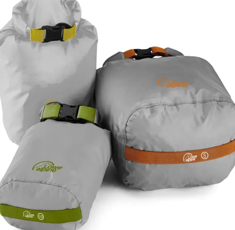 Lowe Alpine Dry Bags & Waterproof Cases-Drysack Set - Zinc