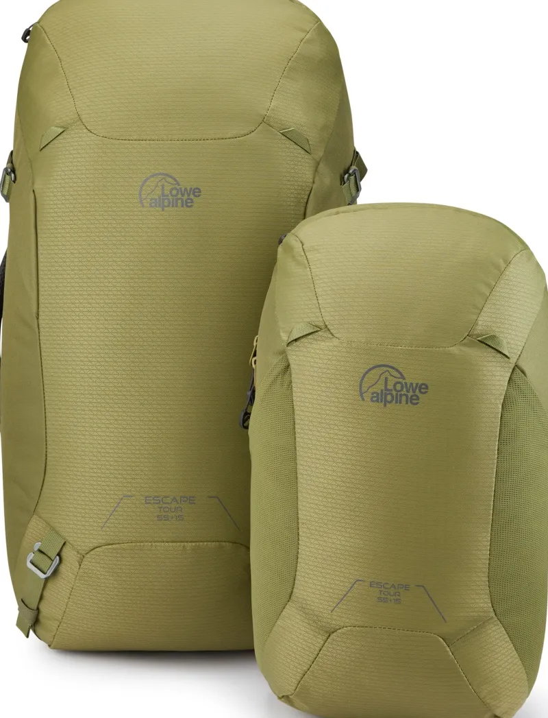 Lowe Alpine Luggage & Carry-On-Escape Tour 55+15 Rucksack - Chlorite Green