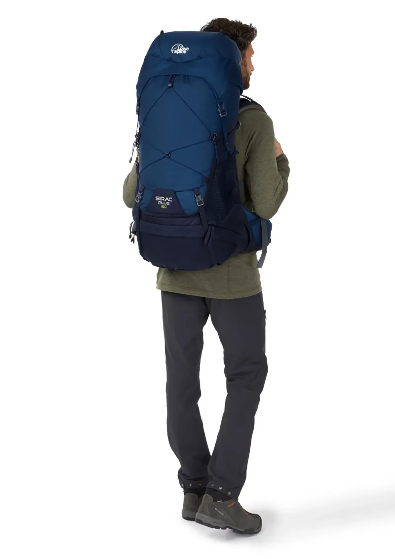 Lowe Alpine Backpacking Packs-Sirac Plus 50 Rucksack - Deep Ink-Ink