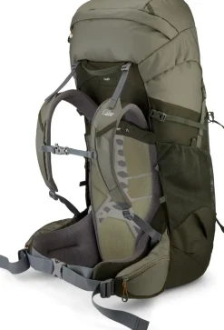 Lowe Alpine Backpacking Packs-Sirac Plus 65 Rucksack - Light Khaki-Army