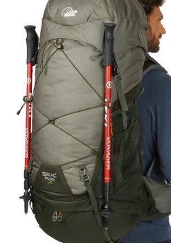 Lowe Alpine Backpacking Packs-Sirac Plus 65 Rucksack - Light Khaki-Army