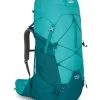 Lowe Alpine Backpacking Packs-Womens Sirac ND65 Rucksack - Sagano Green-Storm Green
