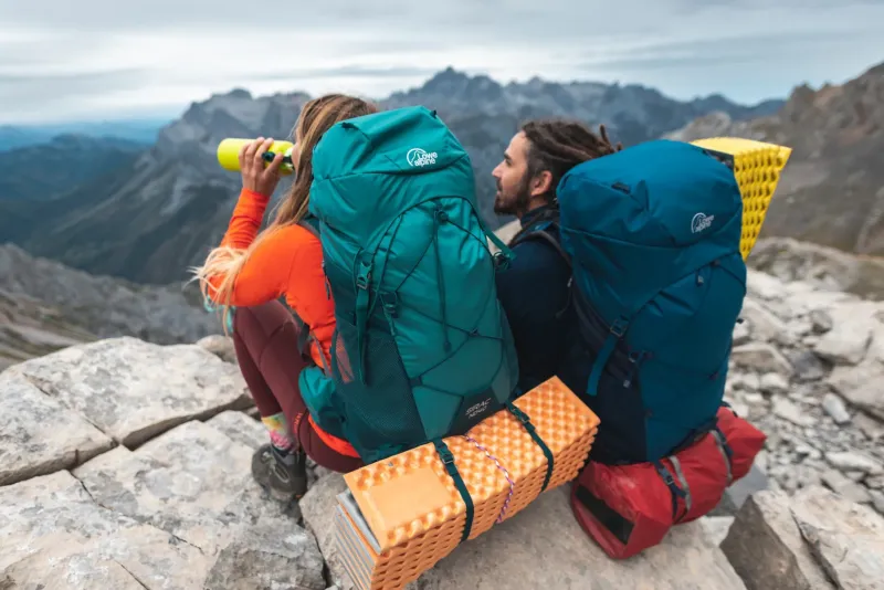 Lowe Alpine Backpacking Packs-Womens Sirac ND40 Rucksack - Sagano Green-Storm Green