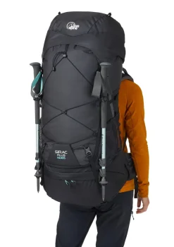 Lowe Alpine Backpacking Packs-Womens Sirac Plus ND65 Rucksack - Ebony