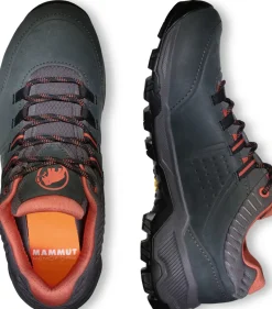 Mammut Hiking Shoes & Boots|Walking Shoes-Womens Nova IV Low GTX Shoes - Black-Apricot Brandy
