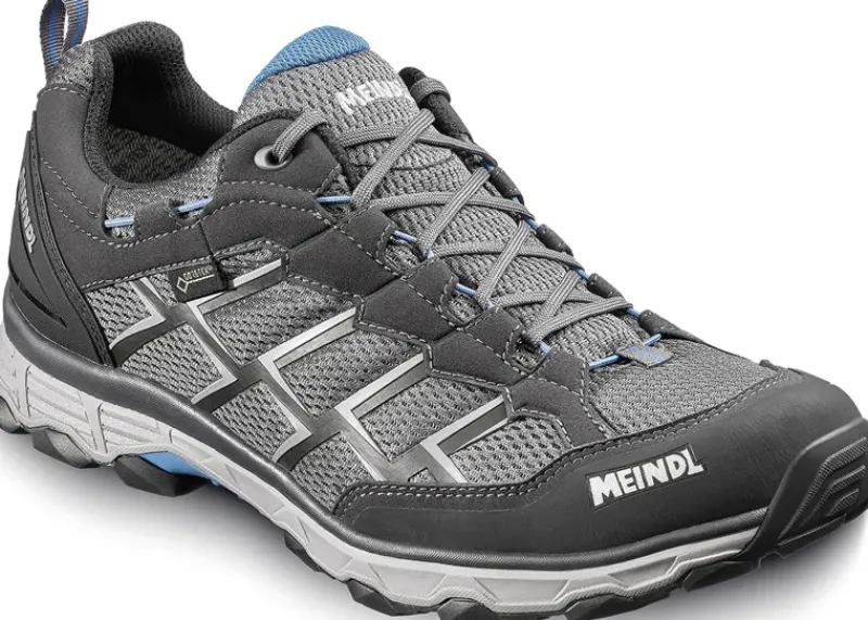 Meindl Hiking Shoes & Boots|Walking Shoes-Mens Activo GTX Shoes - Anthracite-Ocean