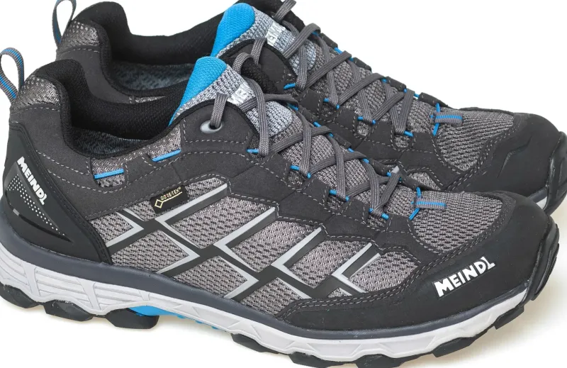 Meindl Hiking Shoes & Boots|Walking Shoes-Mens Activo GTX Shoes - Anthracite-Ocean