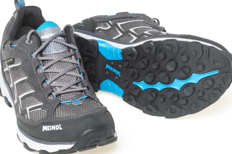 Meindl Hiking Shoes & Boots|Walking Shoes-Mens Activo GTX Shoes - Anthracite-Ocean