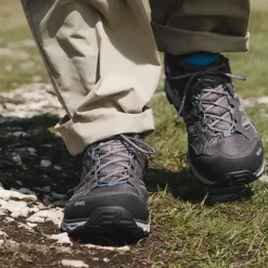 Meindl Hiking Shoes & Boots|Walking Shoes-Mens Activo GTX Shoes - Anthracite-Ocean