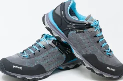 Meindl Hiking Shoes & Boots|Walking Shoes-Womens Ontario GTX Shoes - Grey-Azure