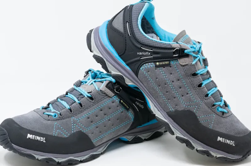 Meindl Hiking Shoes & Boots|Walking Shoes-Womens Ontario GTX Shoes - Grey-Azure