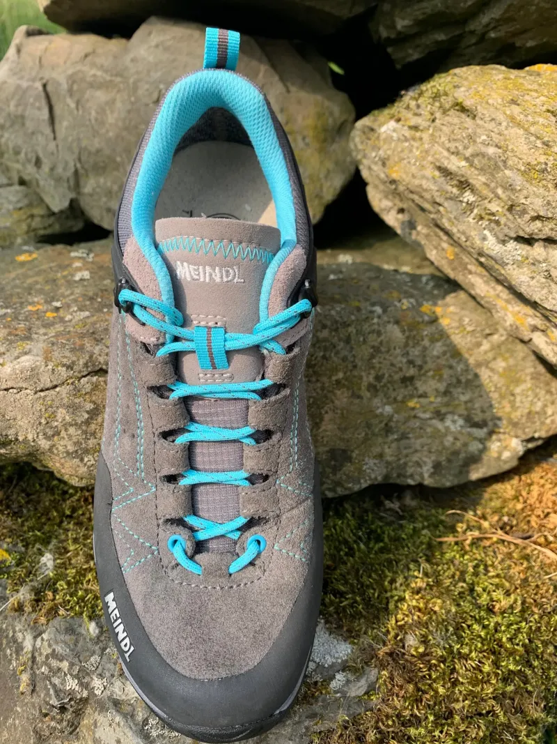 Meindl Hiking Shoes & Boots|Walking Shoes-Womens Ontario GTX Shoes - Grey-Azure