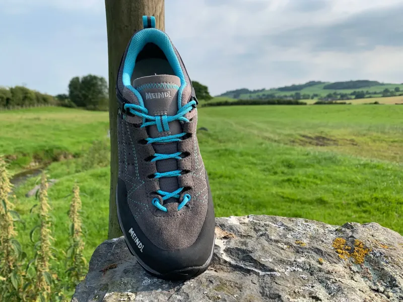 Meindl Hiking Shoes & Boots|Walking Shoes-Womens Ontario GTX Shoes - Grey-Azure