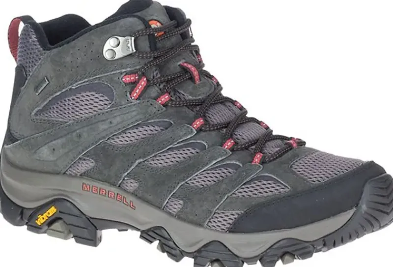 Merrell Hiking Shoes & Boots|Mid Height Boots-Mens Moab 3 Mid Boots - GTX Beluga