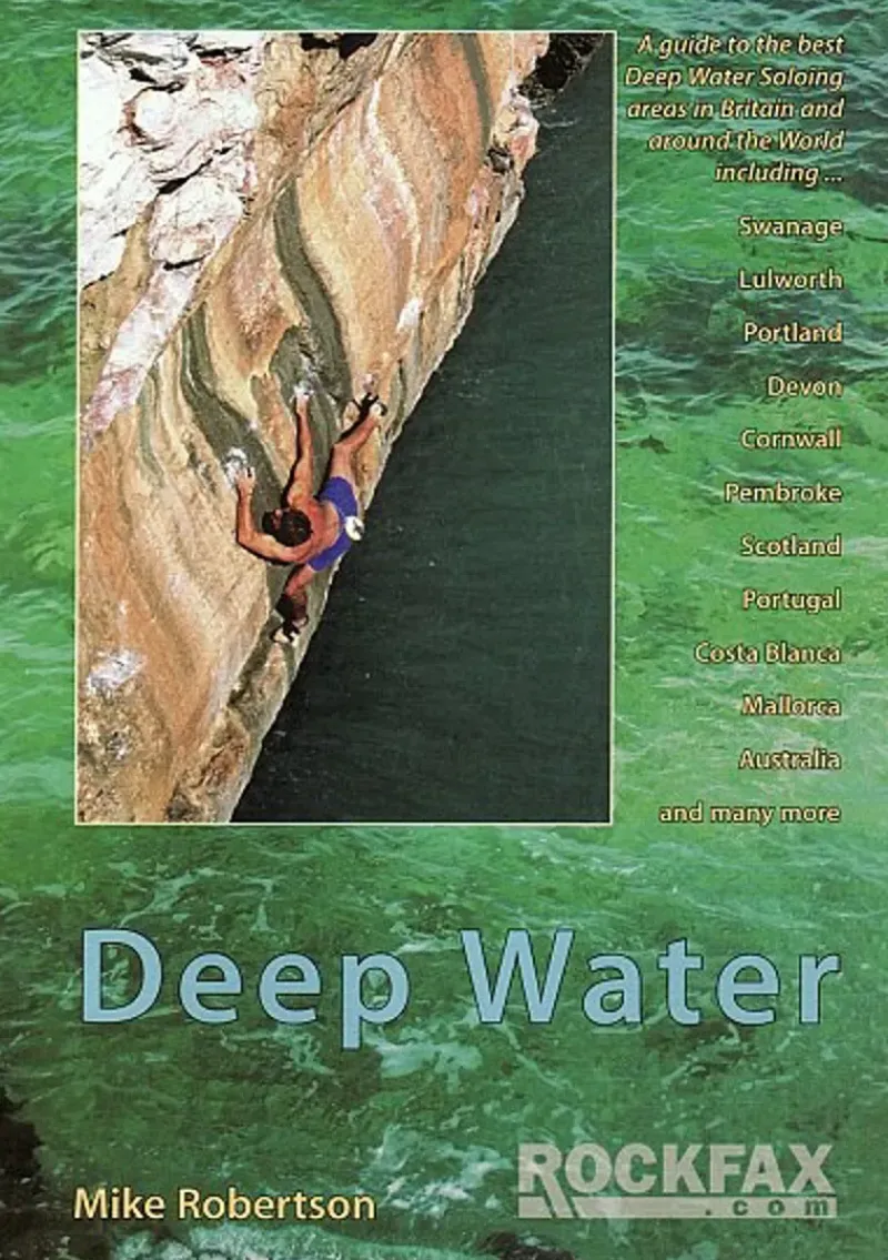 Rockfax Maps And Books-Mike Robertson - Deep Water Solo Guidebook