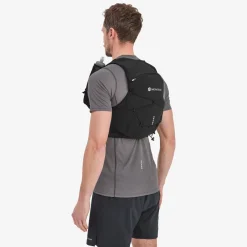 Montane Fast & Light Rucksacks And Vests-Gecko VP 12+ Running Vest - Black