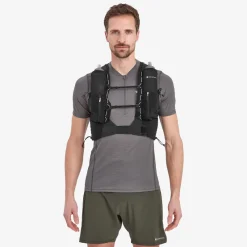 Montane Fast & Light Rucksacks And Vests-Gecko VP 5+ Running Vest - Black