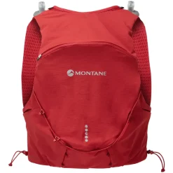 Montane Fast & Light Rucksacks And Vests-Gecko VP 12+ Running Vest - Acer Red