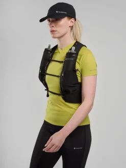 Montane Fast & Light Rucksacks And Vests-Gecko VP + Running Vest - Black