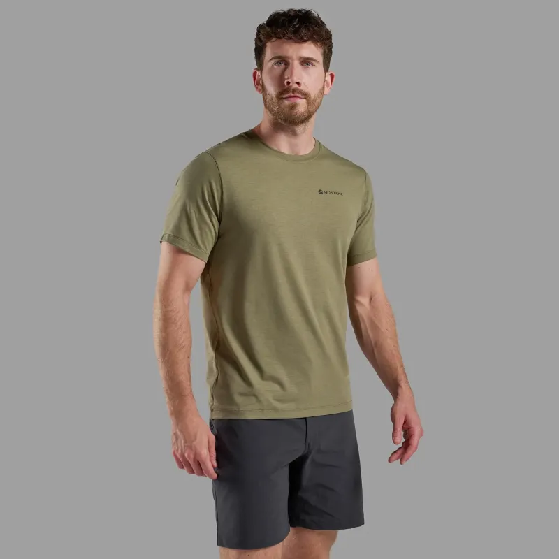 Montane T-Shirts & Baselayers-Mens Alhena Mountain 25 T-Shirt - Caper