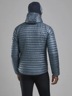 Montane Insulated Jackets-Mens Alpine 850 Nano Hoodie - Stone Blue