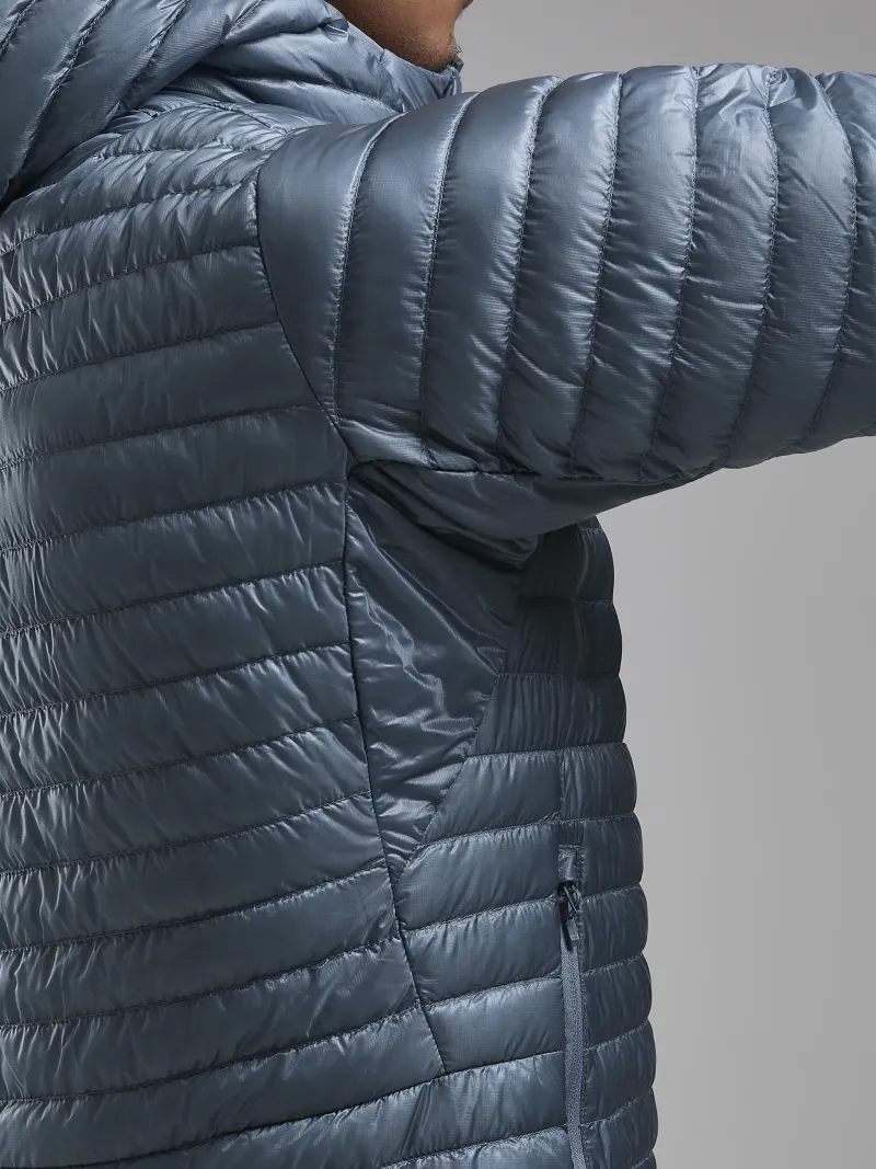 Montane Insulated Jackets-Mens Alpine 850 Nano Hoodie - Stone Blue