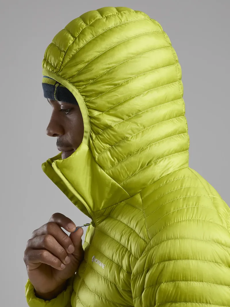 Montane Insulated Jackets-Mens Alpine 850 Nano Hoodie - Citrus Spring