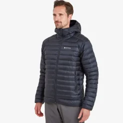 Montane Insulated Jackets-Mens Anti-Freeze Hoodie - Eclipse Blue