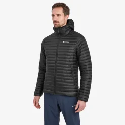 Montane Insulated Jackets-Mens Anti-Freeze Lite Hoodie - Black