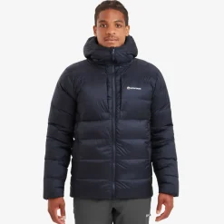 Montane Insulated Jackets-Mens Anti-Freeze XPD Hoodie - Eclipse Blue