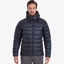 Montane Insulated Jackets-Mens Anti-Freeze XT Hoodie - Eclipse Blue