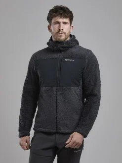 Montane Fleece & Mid Layer-Mens Caldus XT Hoodie - Midnight Grey