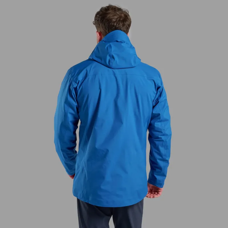 Montane Waterproof Jackets-Mens Cetus Jacket - Neptune Blue