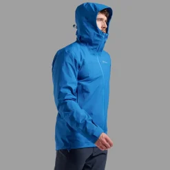 Montane Waterproof Jackets-Mens Cetus Jacket - Neptune Blue