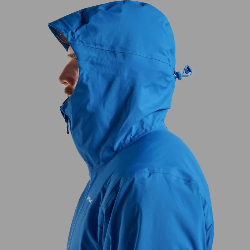 Montane Waterproof Jackets-Mens Cetus Jacket - Neptune Blue