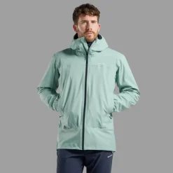 Montane Waterproof Jackets-Mens Cetus Jacket - Sea Mist