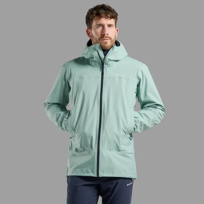 Montane Waterproof Jackets-Mens Cetus Jacket - Sea Mist
